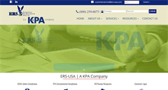 Desktop Screenshot of ers-usa.com